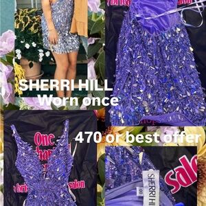 Sherri Hill purple dress